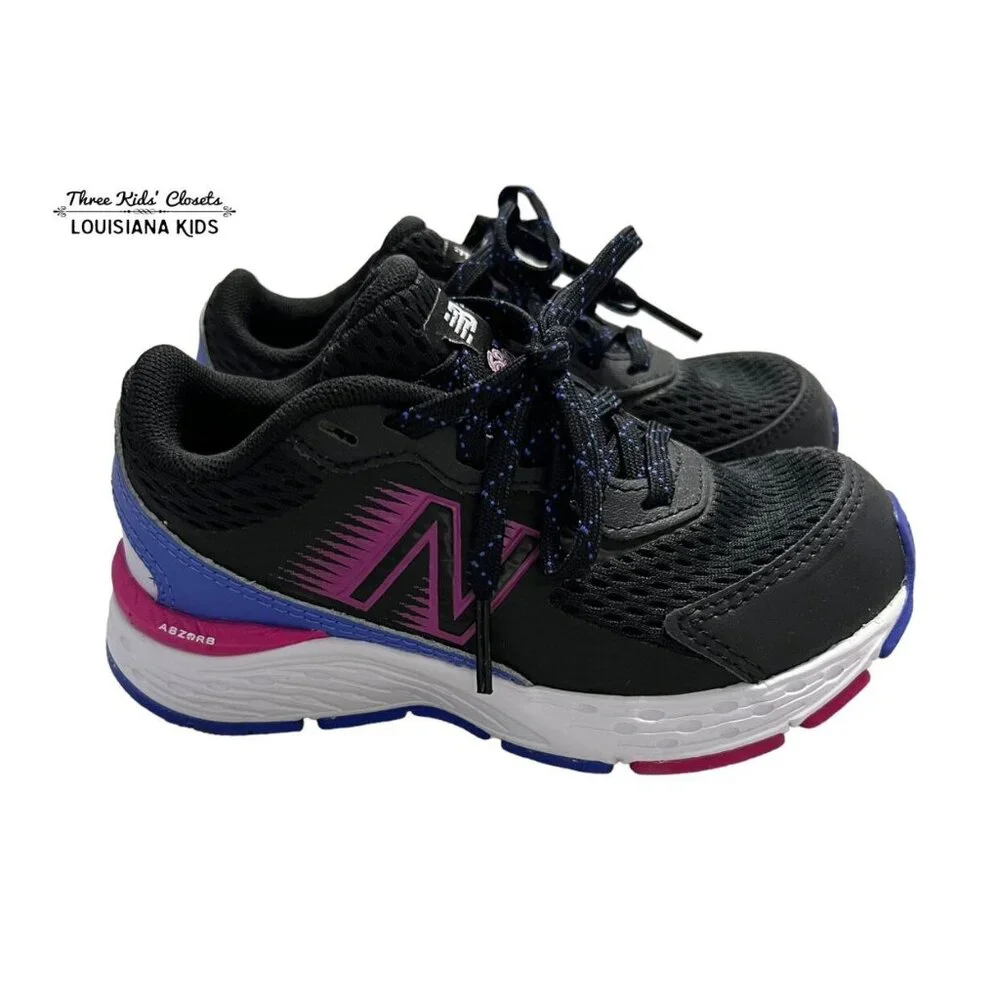 NEW New Balance Sz 10.5 Kids 680 V6 Sneakers Lace Up Running Shoes